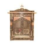 Pooja mandir wooden, wooden temple for home, home temple wall hanging, pooja mandir wall hanging, pooja mandir for home small, pooja mandir for office, small temple for home, pooja mandir for wall, pooja mandir for home with shutters and jali