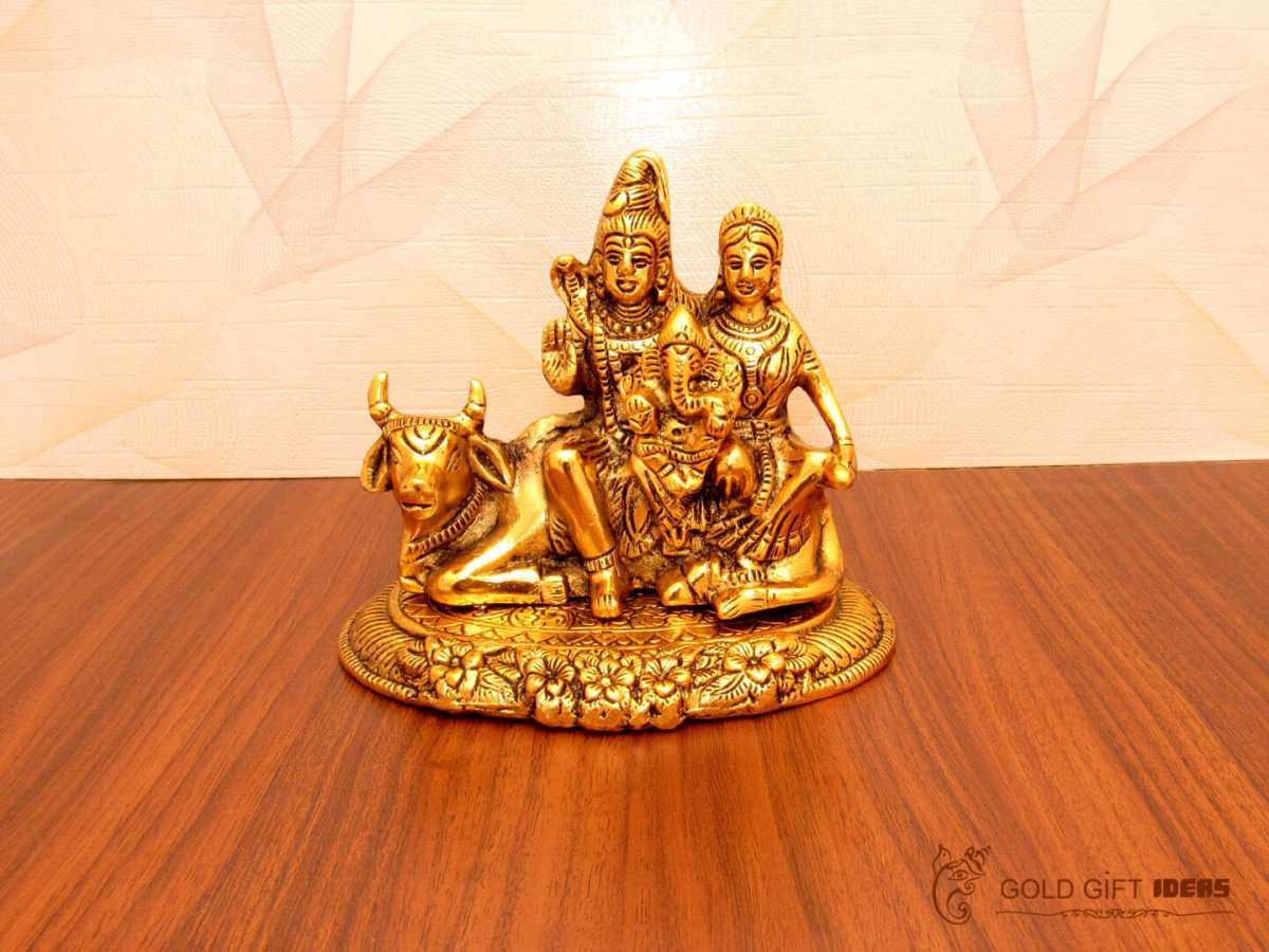 Shiv parivar idol, shiv parivar brass idol, shiv parivar statue, shiv parivar brass statue