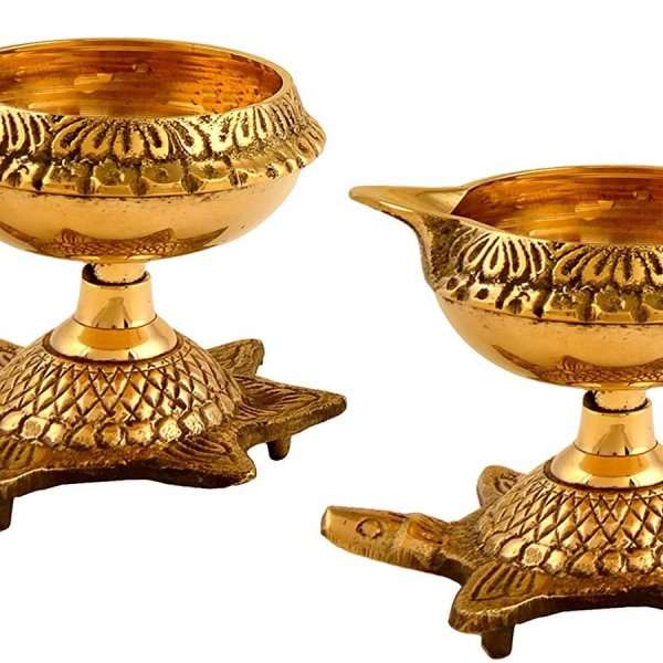 Brass diyas brass diya set brass diya stand brass aarti diya, brass kuber diya