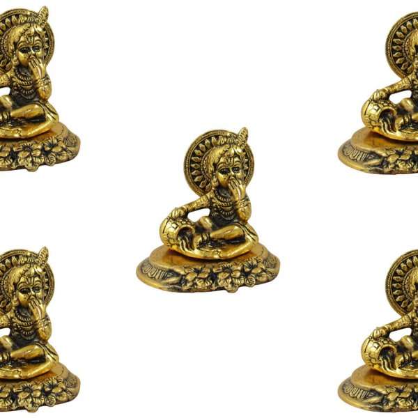 White metal Krishna idol, bal gopal idol for home, bal gopal brass idol, bal gopal Krishna idol, Krishna brass statue