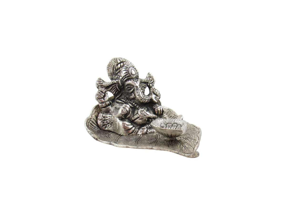 Diya for pooja, diya for temple, Pooja items silver, Pooja items for home, ganesha idol for car, ganesha idol for home, diya for god, pooja items for temple, pooja items for gift, White metal ganesh idol