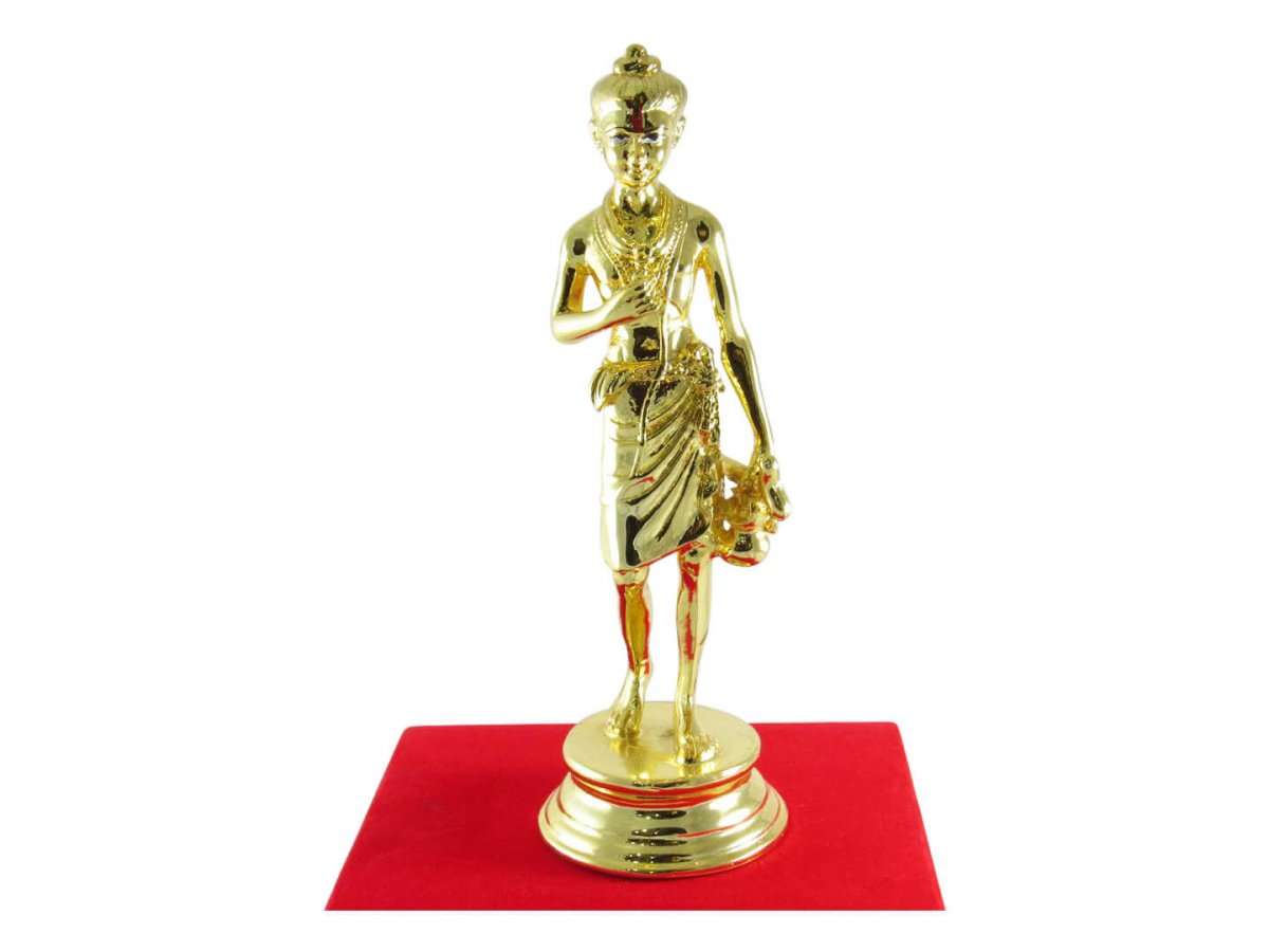 Brass Neelkanth Varni idol brass Swaminarayan statue , brass Swaminarayan Idol, gold plated Swaminarayan Idol, gold plated Neelkanth Varni Idol