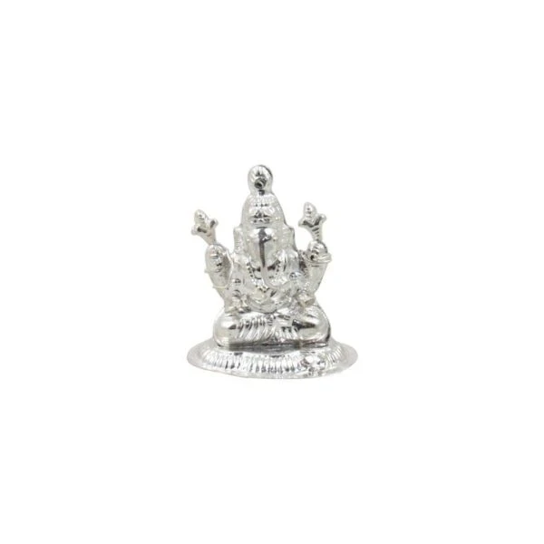 Pure silver Ganesh idol, pure silver Ganesh murti, pure silver Ganesha, pure silver Ganesh idol for gift, pure silver ganesh laxmi murti