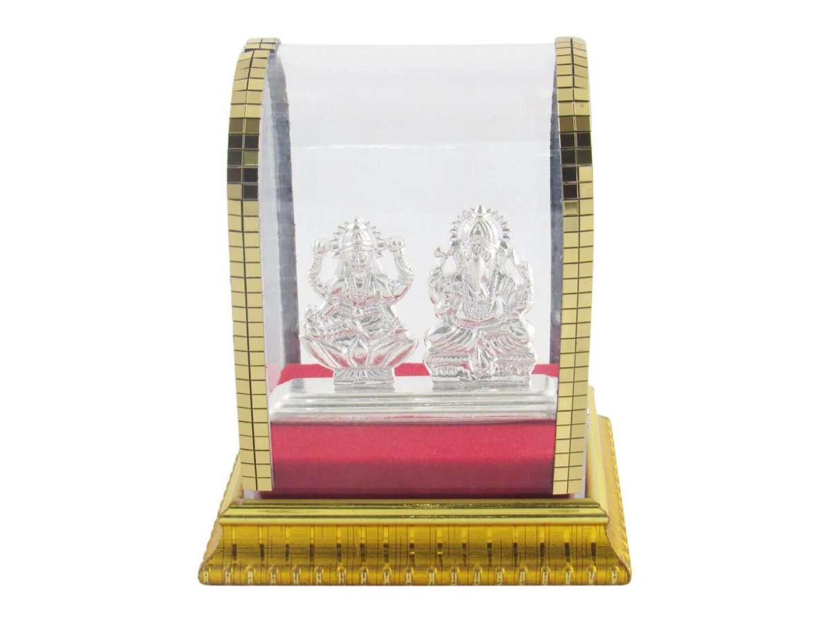 Silver Lakshmi ganesh idol, silver Lakshmi ganesh murti, silver Lakshmi ganesha idol, silver ganesh Lakshmi statues, silver laxmi ganesh murti, silver Lakshmi ganesh idols for diwali, pure silver laxmi ganesh murti, pure silver pooja items, pure silver gift items