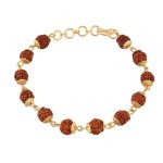 Rudraksha gold bracelet hot sale for mens with price