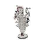 Shrinathji silver idol, pure silver pooja items, pure silver gift items, pure silver gift items for marriage, pure silver gift items for housewarming, pure silver gift articles