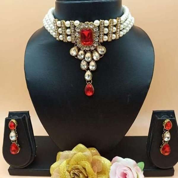 kundan pearl choker necklace kundhan pearl necklace set kundan necklace kundan necklace set kundan necklace for bride kundan necklace set for wedding traditional kundan choker necklace bridal kundan set indian kundan choker necklace kundan studded necklace set necklace for women necklace set for wedding party necklace set for women