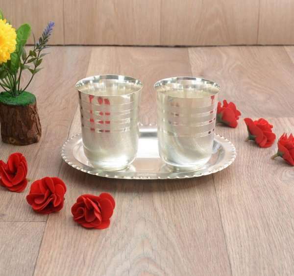 glass set for kitchen, glass set gift, glass set of 6, glass set for water, glass set for juice, glass set for bar, glass sets for drinking, glass set with tray, silver plated glass tray set, glass set for gift