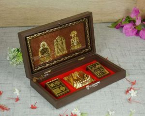 - GOLDGIFTIDEAS 24K Gold Plated Mahavir Swami Navkar Mantra Photo Frame ...