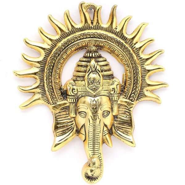 ganesh wall hanging ganesh wall hanging decor ganesh wall hanging for entrance door ganesh wall hanging for home door ganesha wall hanging for entrance ganesha idol for gift ganesha brass idol Return Gifts for Housewarming Ganesha statue pooja items for home ganesha idol for home decor