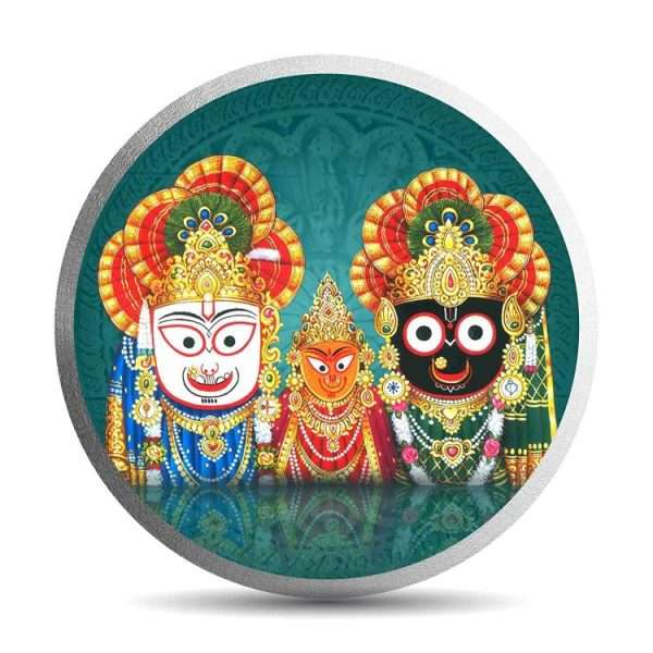 silver jagannath coin pure silver jagannath coin pure silver coins 999 hallmarked pure silver coins for pooja pure silver coins for gift pure silver coins 10 gram Silver coins for gift 999 silver coin silver gift items pure silver gift items silver coins for birthday gift silver coins for wedding gift