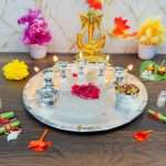 Pooja Thali set, pooja thali silver, pooja thali decoration, Pooja Thali for home, pooja thali set silver, return gifts for housewarming