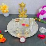 Pooja Thali set, pooja thali silver, pooja thali decoration, Pooja Thali for home, pooja thali set silver, pooja thali for wedding, pooja thali for mandir, pooja thali for Diwali, pooja thali for karva chauth, pooja thali gift set, pooja thali set gold plated pooja thali set for wedding silver thali set for pooja, return gifts for housewarming