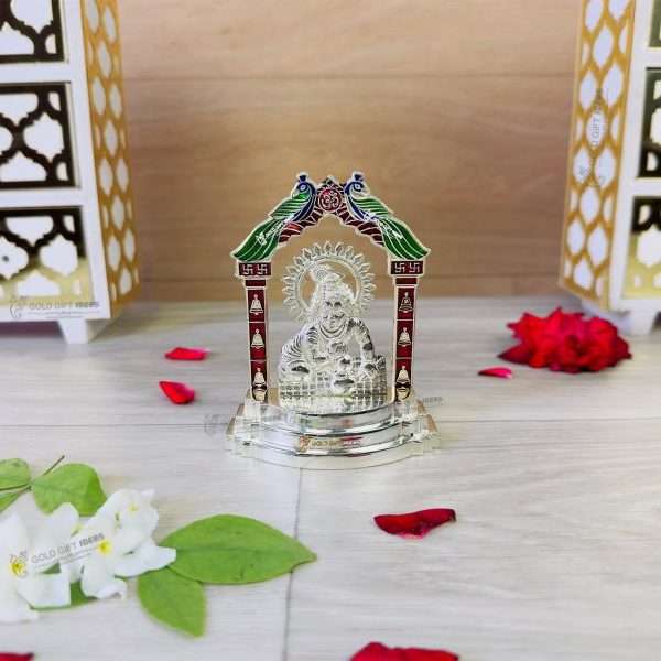 White metal Krishna idol, bal gopal idol for home, bal gopal brass idol, bal gopal Krishna idol, Krishna brass statue