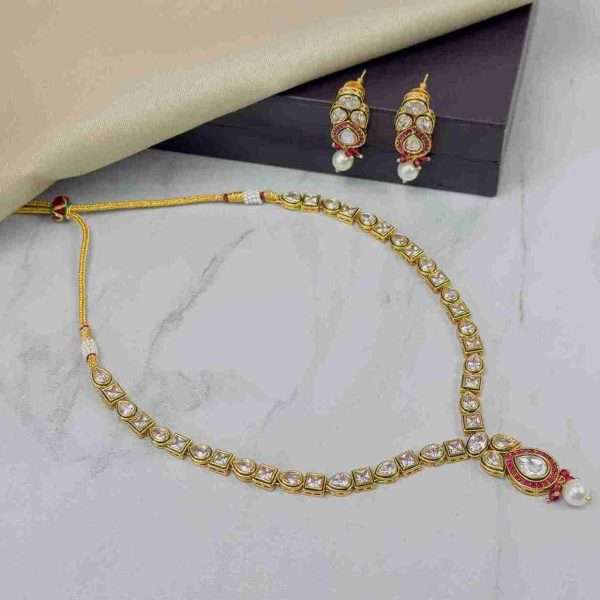 kundan pearl choker necklace kundhan pearl necklace set kundan necklace kundan necklace set kundan necklace for bride kundan necklace set for wedding traditional kundan choker necklace bridal kundan set indian kundan choker necklace kundan studded necklace set necklace for women necklace set for wedding party necklace set for women