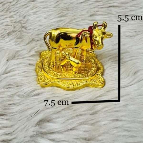 White metal cow and calf cow and calf statue cow and calf idol vastu cow and calf statue in pooja room white metal cow and calf statue white metal small cow