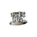 White metal cow and calf cow and calf statue cow and calf idol vastu cow and calf statue in pooja room white metal cow and calf statue white metal small cow