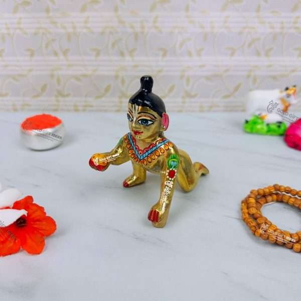 Laddu Bal Gopal, Bal Gopal Murti, Bal Gopal Brass Idol, Laddu Gopal Brass Murti, Brass Laddu Gopal, Brass Krishna Statue, Brass Krishna Murti, Bal Gopal Statue for Home, Bal Gopal Statue for Office, Bal Gopal Statue for Janmashtami, Bal Gopal Idol for Home Decor, Janmashtami Gift Ideas, Return Gifts for Janmashtami, Return Gift for Birthday, Return Gifts for Baby Shower, Return Gifts for Anniversary